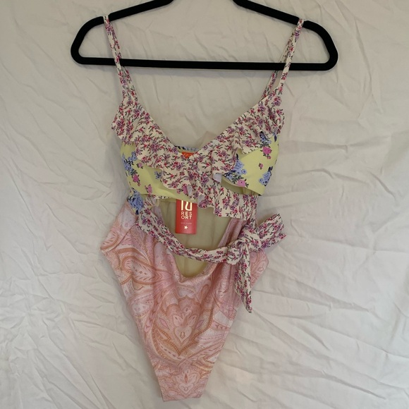 River Island Other - River Island Floral One Piece Swimsuit NWT
